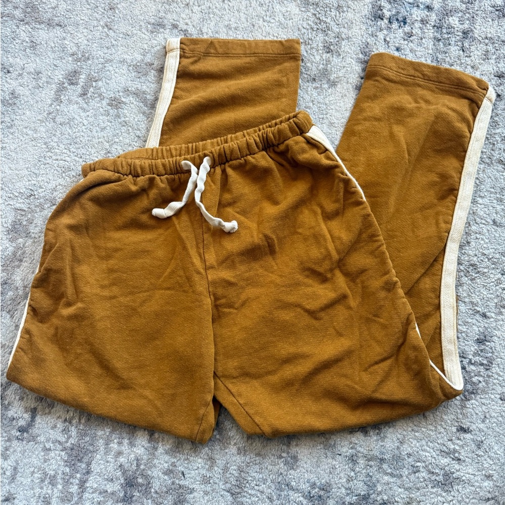 Backbeat Co Tan/Mustard Retro Track Pants